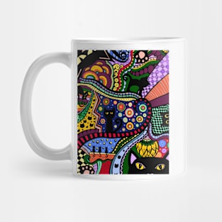 BLACK CAT IN THE CITY 2 Mug